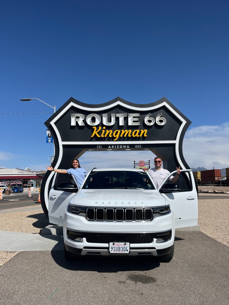 Route 66 Huge Sign in Kingman